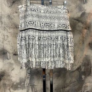 Calvin Rucker silk mini-skirt